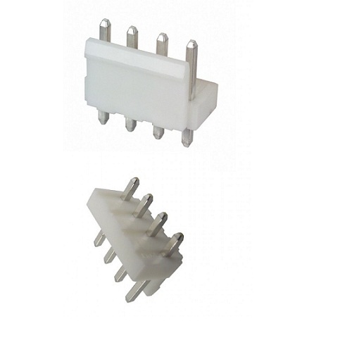 VH 3.96mm 4 Pin Wafer Male Connector DIP Straight Tin Plated (Through Hole PCB Header Connector) image 2