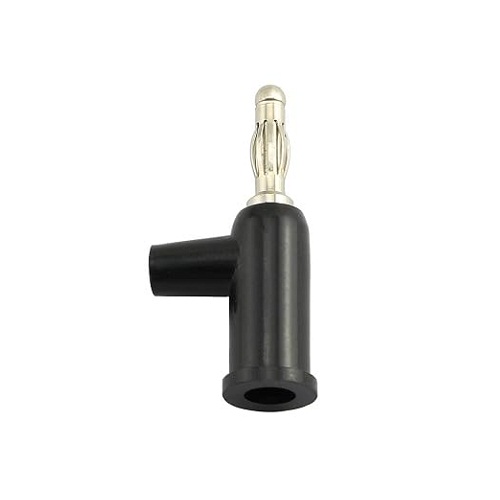 Solderless Stackable 4mm Banana Plug Black (Copper Test Connector for 24AWG to 18AWG Cable) image 2