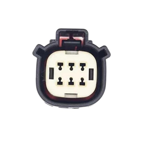 OBD 6 Pin Female Waterproof Automotive Connector (IP67 Receptacle Crimp Connector with Latch Holder) image 2