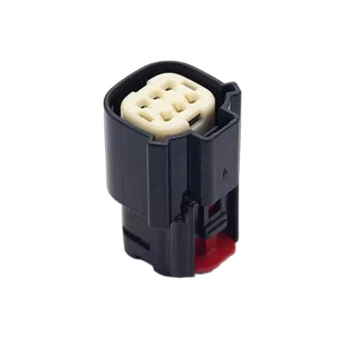 OBD 6 Pin Female Waterproof Automotive Connector (IP67 Receptacle Crimp Connector with Latch Holder) image 3