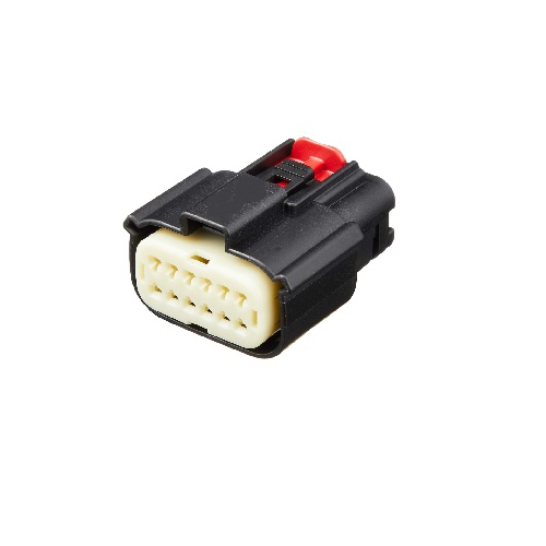 OBD 12 Pin Female Automotive Connector (12 Pin Receptacle Crimp Connector with Latch Holder) image 3