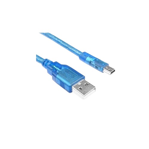 USB Cable USB 2.0 A to USB 2.0 Mini B Compatible with Arduino Nano 30 CM (5 Pin Mini USB Data and Power Cable) image 2