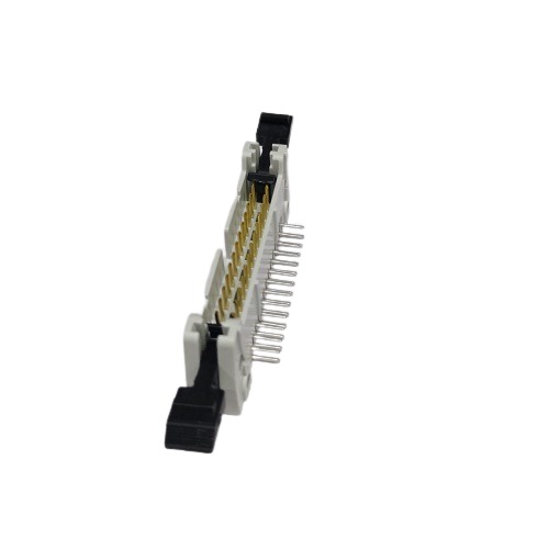 26 Pin FRC IDC Right Angle Male Header with Lock 13x2 Pin 2.54mm FCI OEN Make (Dual Row Ribbon Cable Connector) image 1