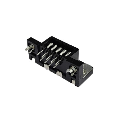 DB9 Pin D Sub Solder Type Male Right Angle Connector FCI OEN Make for Signal and Data Applications (DB9 Male Right Angle Connector) image 2