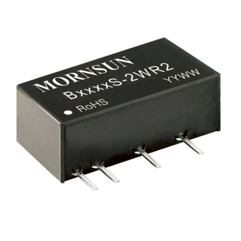 B0515S-2WR2 5V to 15V 2W Isolated DC-DC Converter Module (Mornsun B0515S-2WR2) image 1