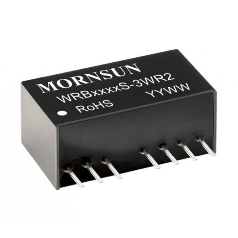 WRB1224S3WR2 MORNSUN 12V to 24V 3W Isolated DC-DC Converter Module (WRB1224S3WR2 Power Converter) image 1