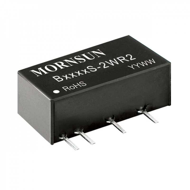 B1205S-2WR2 12V to 5V 2W Isolated DC-DC Converter Module (Mornsun B1205S-2WR2) image 1