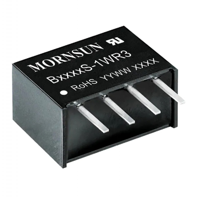 B2424S1WR3 24V to 24V 1W Isolated DC-DC Converter Module (Mornsun B2424S1WR3) image 1