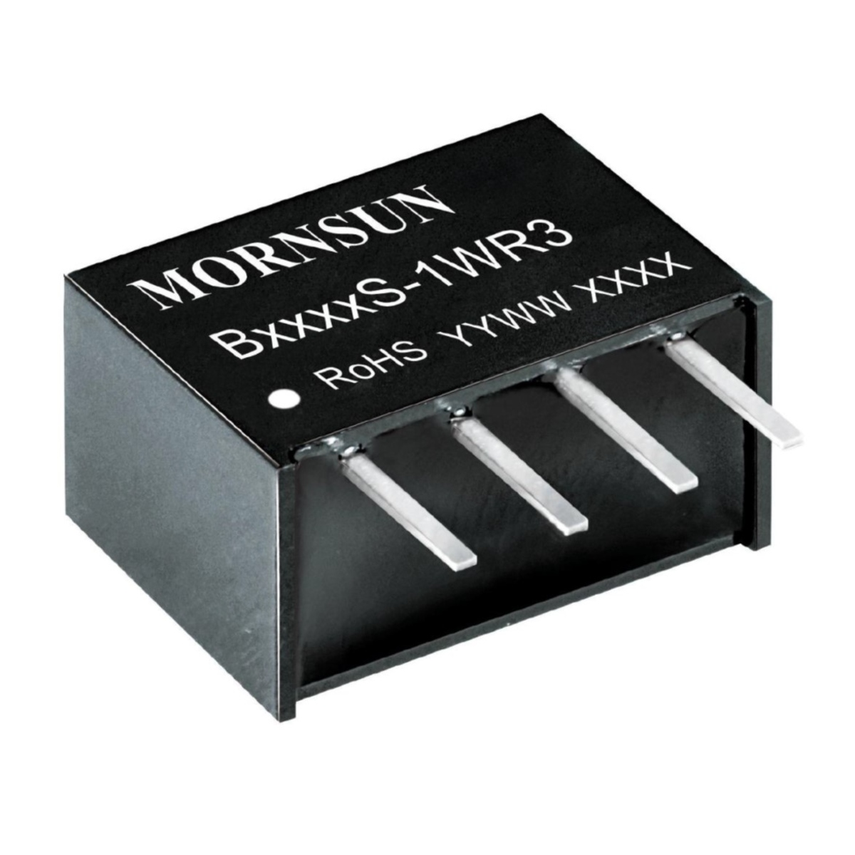 B0312S-1WR3 3.3V to 12V 1W DC-DC Converter Mornsun (B0312S1WR3) image 1