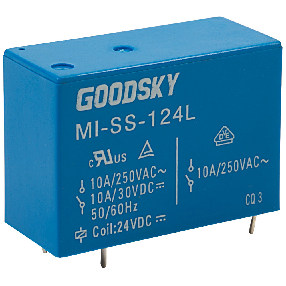 Goodsky MI-SH-124L 24V DC 5 Pin 10A Power Relay (MI-SH-124L Relay) image 1