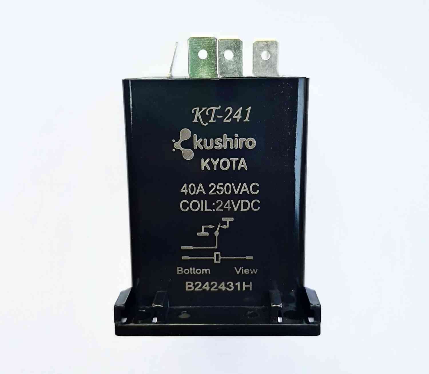 KT-241-1C Electromechanical Relay (KYOTA Power Relay, SPDT Relay) image 1