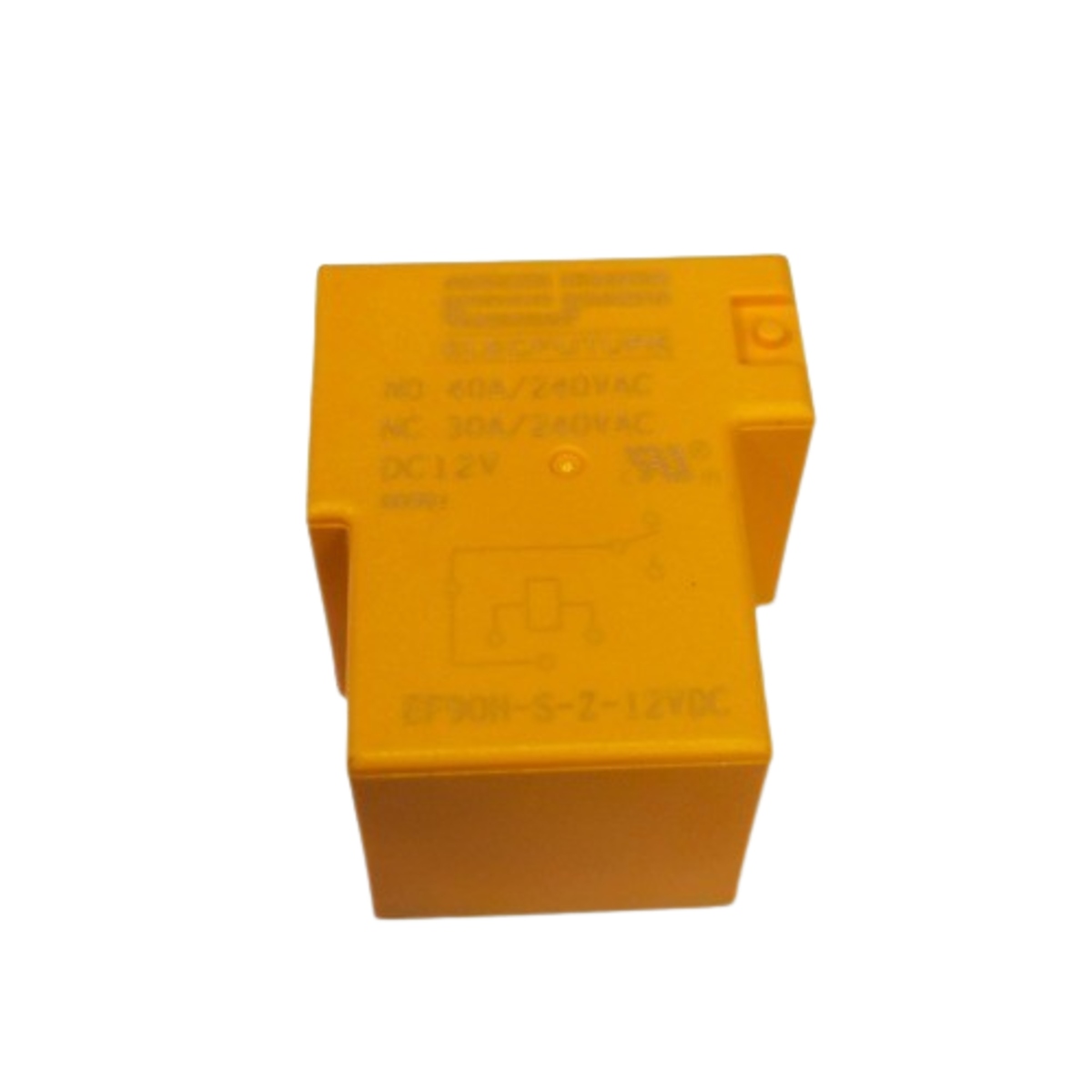 EF90H-12V-T Type 40A 12VDC Black Power Relay (SPDT Electromechanical Power Relay) image 1