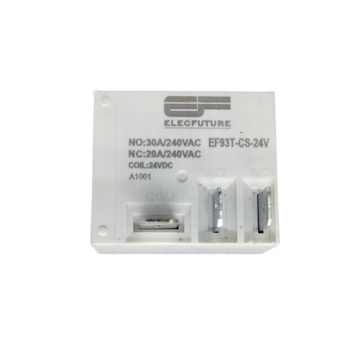 EF93TCS24V Box Type 30A 24VDC White Power Relay (EF93TCS24V Relay) image 1