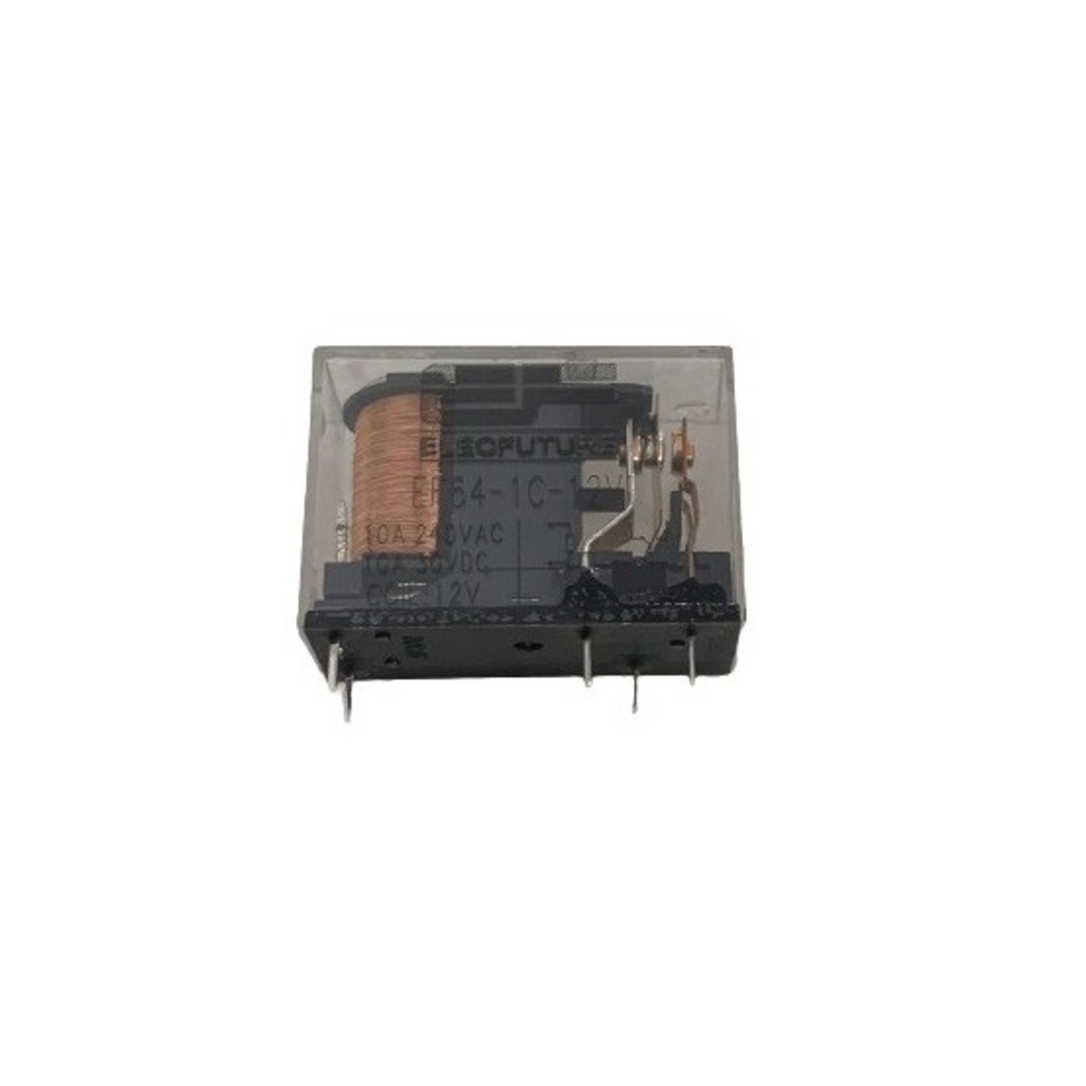 EF64 1C 12V Relay (12V DC Coil, Electromagnetic Switching Relay) image 1