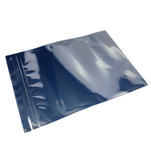 ESD Anti-Static Zip Lock Bag (13cm x 18cm, Electronic Component Storage) image 1
