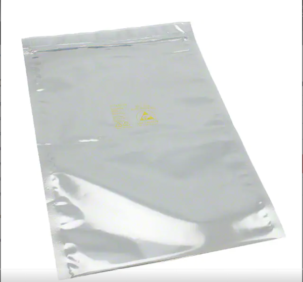 ESD Anti Static Bag with Zip Lock 6cm x 12cm Protective Storage Bag (Anti Static Zip Lock Bag) image 1