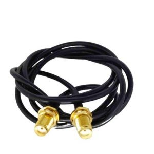 SMA Female to Female RG174 Coaxial Cable 1 Meter RF Extension Cable image 1