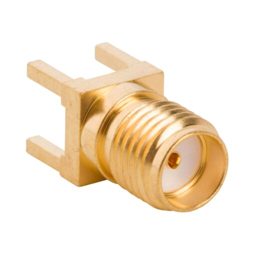 PCB Mount Female SMA Connector Vertical Mount Straight RF Connector (SMA Female Connector) image 2