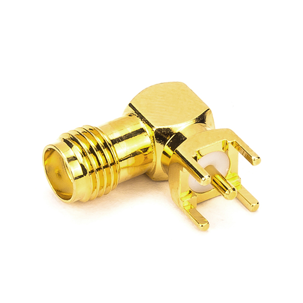 SMA Female Right Angle PCB Mount RF Connector 50 Ohm (SMA Female Connector) image 3
