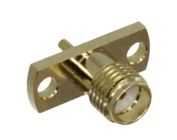 SMA Female 2 Hole Panel Mount RF Connector image 1