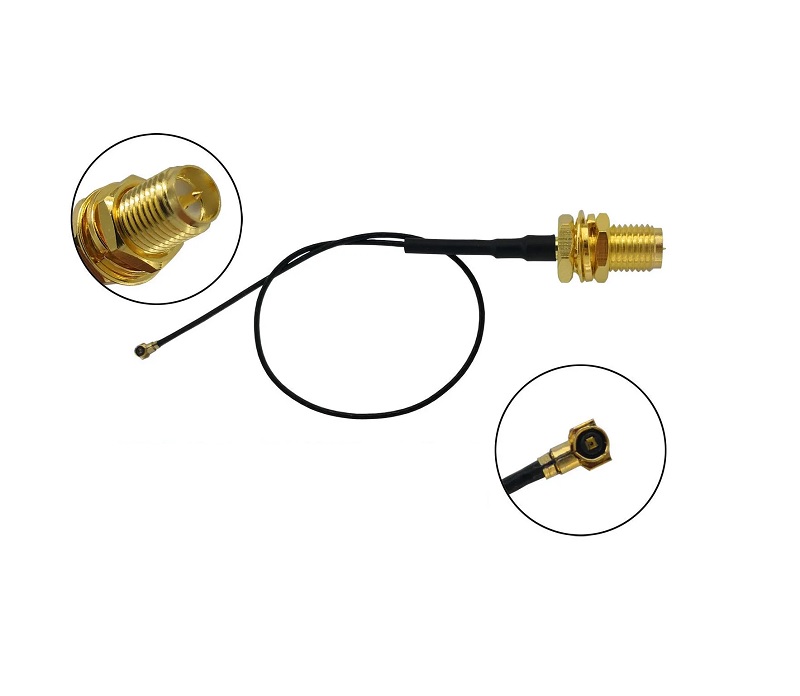 RP-SMA Female to U.FL RF Coaxial Antenna Extension Cable 200mm (RP-SMA to U.FL Cable) image 2