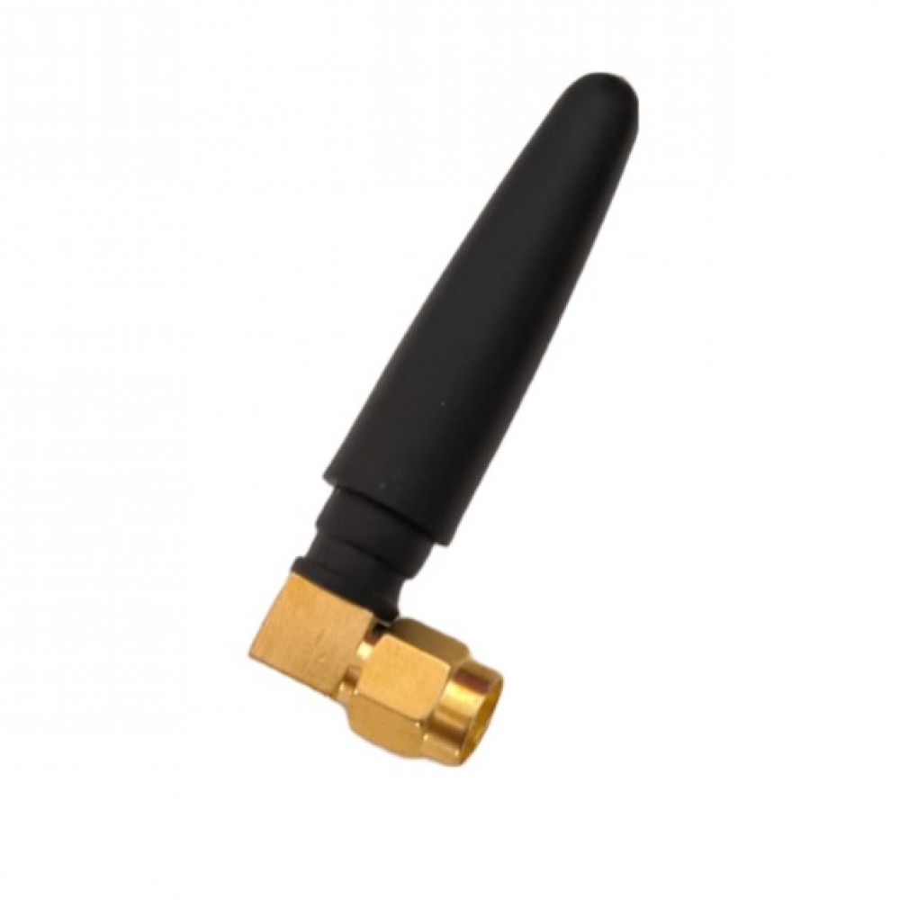 GSM Finger Right Angle Antenna SMA Male 2.5GHz 2dBi 50mm (GSM Rubber Duck Antenna) image 2