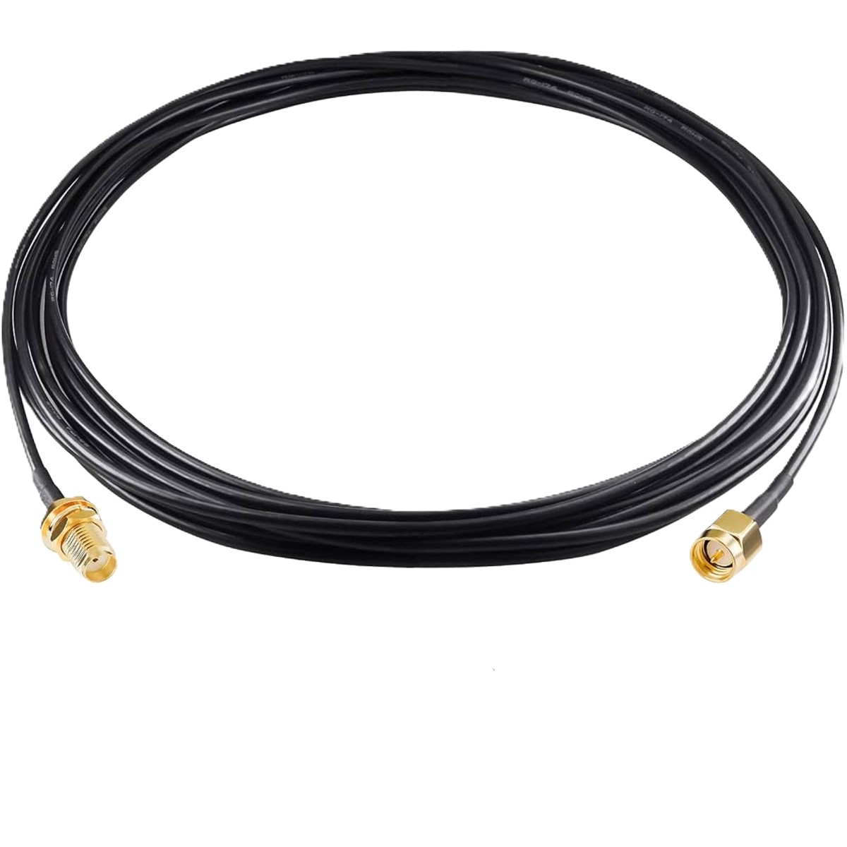 SMA Male to SMA Female RG174 RF Coaxial Cable (3 Meter) (SMA RF Extension Cable) image 2