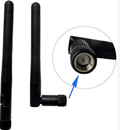 2.4GHz / 5GHz SMA Male Rubber Duck WiFi Folding Antenna 105mm (Dual Band WiFi Antenna) image 1