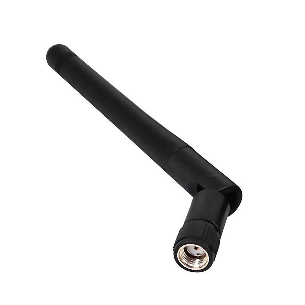 2.4GHz Foldable Black Rod Antenna RP-SMA Male J Head 105mm (WiFi RF Antenna) image 1