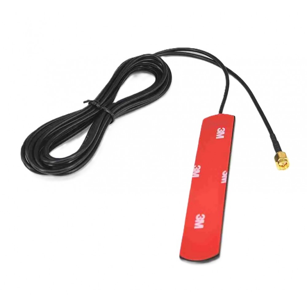 GSM 3dBi Sticker Adhesive Antenna with 3 Meter Cable SMA Male (GSM Adhesive Antenna) image 1