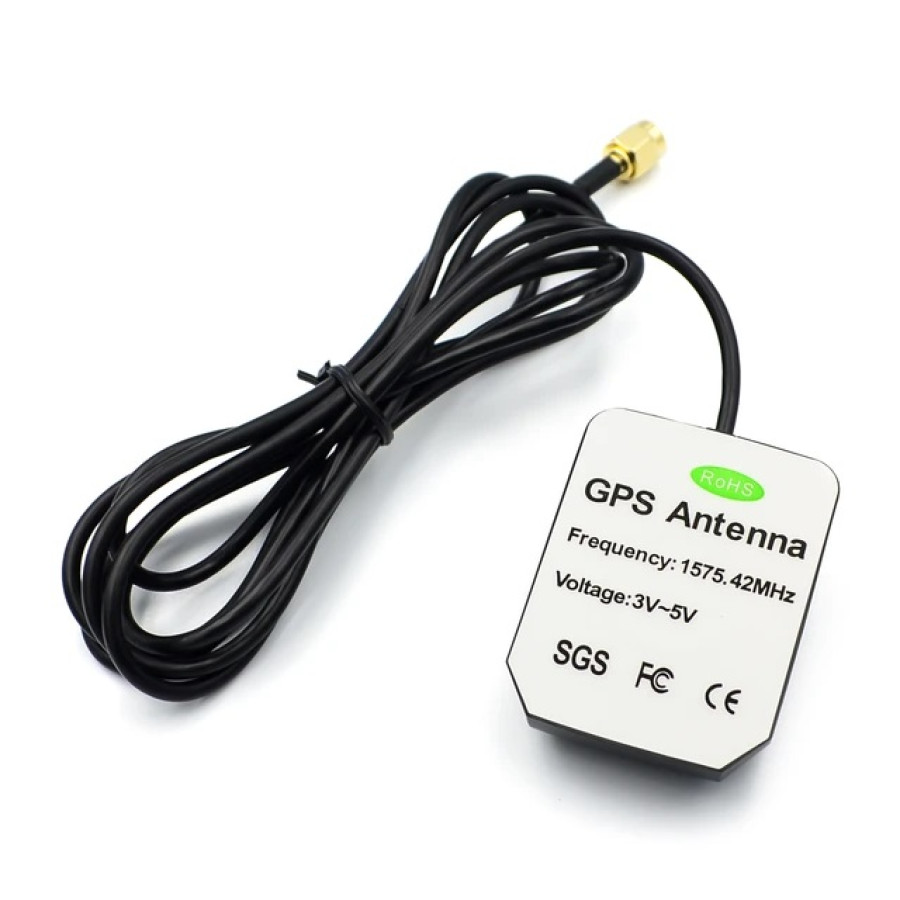 GPS Active Antenna SMA Male 1575.42MHz 3V-5V with 3 Meter Cable (GPS Antenna Module) image 2