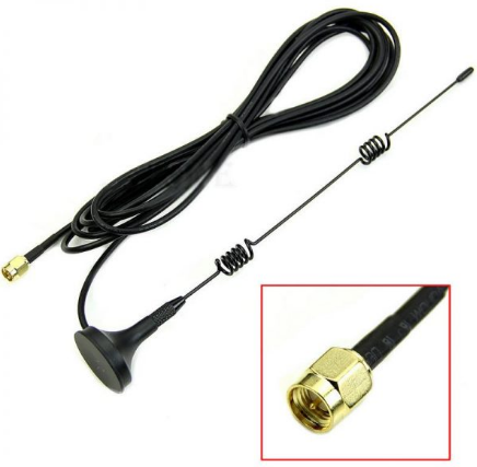 ISMA 2.4GHz 7dBi WiFi Range Booster Antenna 3 Meter Cable (High Gain WiFi Antenna) image 1