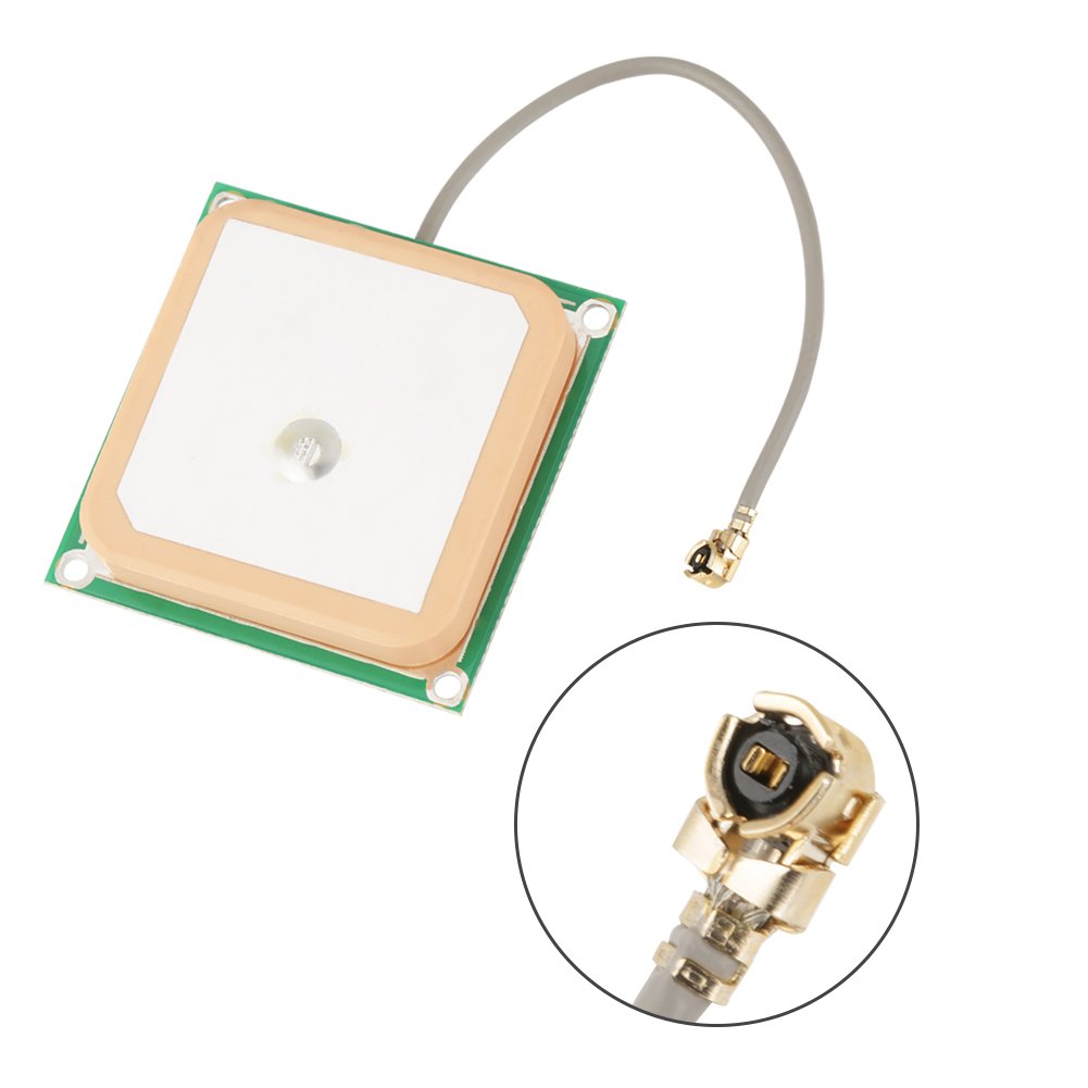 25x25x8mm Active Ceramic GPS Antenna 28dB Gain with 5cm Cable (GPS Antenna for NEO-6M NEO-7M NEO-8M) image 3
