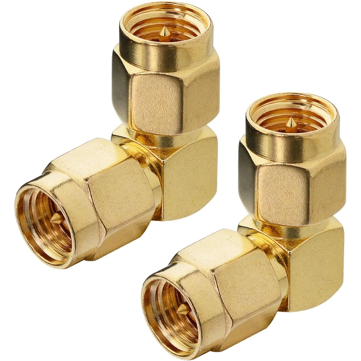 SMA Male to SMA Male 90 Degree Right Angle RF Adapter Connector 1 Piece (SMA Angle Adapter) image 3