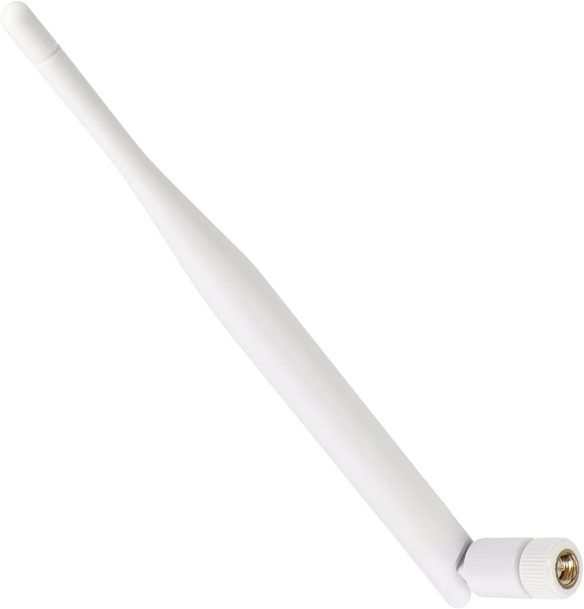 2.4GHz / 5GHz 5dBi SMA Male Rubber Duck WiFi Folding Antenna 195mm White (WiFi Folding Antenna) image 1