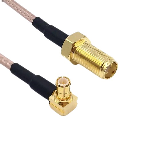 SMA Female to MCX Male Right Angle GPS Extension Cable 160mm RG316 RF Coaxial Cable (GPS Antenna Extension Cable for RF & GNSS Applications) image 2