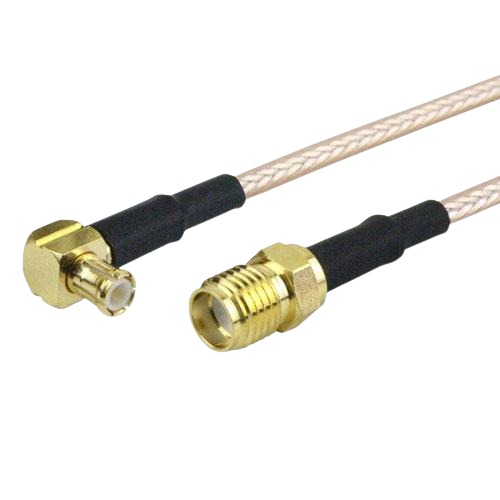 SMA Female to MCX Male Right Angle GPS Extension Cable 160mm RG316 RF Coaxial Cable (GPS Antenna Extension Cable for RF & GNSS Applications) image 4
