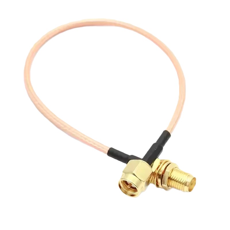 SMA Male to SMA Female RG316 RF Coaxial Cable 1 Feet (SMA RF Coaxial Cable) image 1