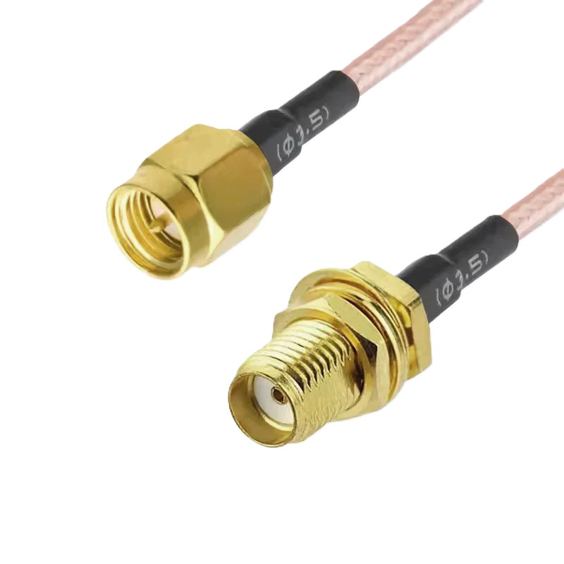 SMA Male to SMA Female RG316 RF Coaxial Cable 1 Feet (SMA RF Coaxial Cable) image 3