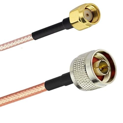 N Type Male to RP-SMA Male RG316 Coaxial Cable 0.5 Feet RF Adapter Cable (RF Adapter Cable) image 1