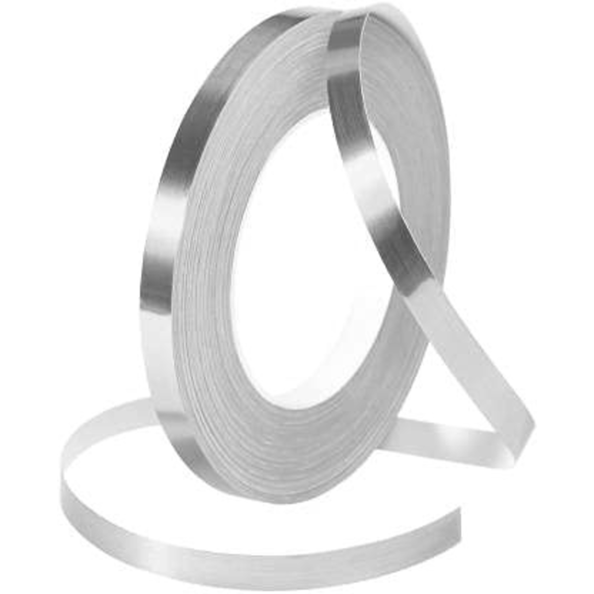 Silver Foil Adhesive Tape (5mm Width, 40 Meter Roll) image 1