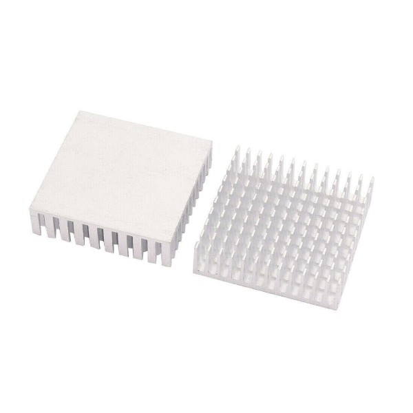 Aluminum Heatsink for Raspberry Pi 27mm x 27mm x 6mm Cooling Fin for CPU IC Chip Passive Heat Sink (27x27x6mm Heatsink) image 1