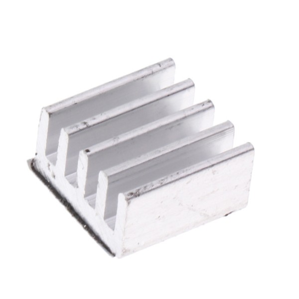 Aluminum Mini Heatsink with Glue 8mm x 8.8mm x 5mm Adhesive Cooling Fin for IC Chip LED (Mini Heatsink 8x8.8x5mm) image 1