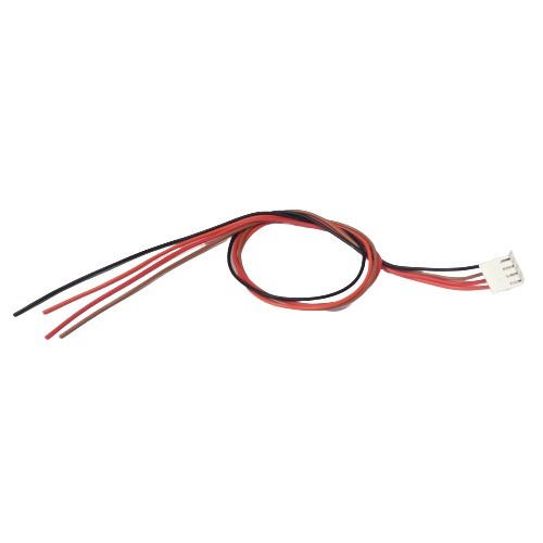 4 Pin White Relimate Female 2511 one side open 2.54mm - 300mm Length image 1