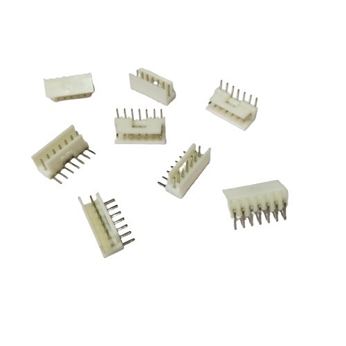 7 Pin White Relimate Right Angle Male 2511 - 2.54mm image 1