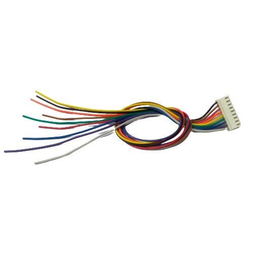 9 Pin White Relimate Female 2511 one side open 2.54mm - 300mm Length image 1