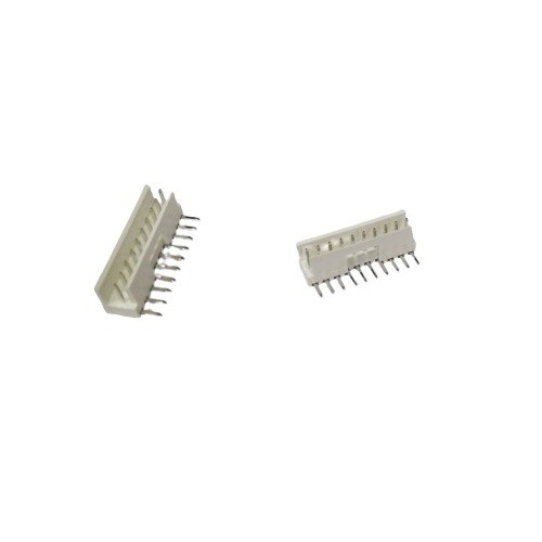 10 Pin White Relimate Right Angle Male 2511 - 2.54mm image 1