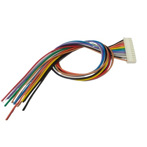 12 Pin White Relimate Female 2511 one side open 2.54mm - 300mm Length image 1