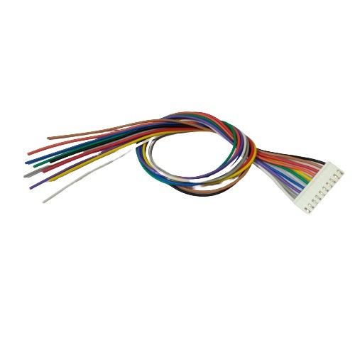 10 Pin White Relimate Female 2511 one side open 2.54mm - 300mm Length image 1