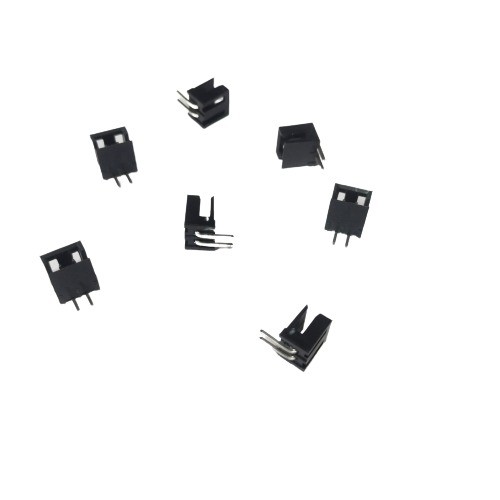 2 Pin Black Relimate Right Angle Male 252 - 2.54mm image 1